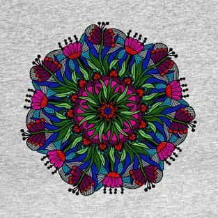 Floral mandala design 1 T-Shirt